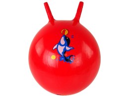LEAN Toys Piłka Do Skakania Skoczek 45 cm Morskie Zwierzęta Czerwony