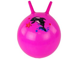 LEAN Toys Piłka Do Skakania Skoczek 45 cm Różowy