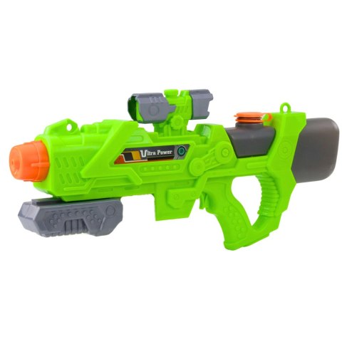 LEAN Toys Pistolet Na Wodę Pompowany Mechanicznie 550ml Zielony LEAN Toys Pistolet Na Wodę Pompowany Mechanicznie 550ml Zielony