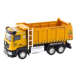 LEAN Toys Samochód Budowlany Ciężarówka Wywrotka Żółta