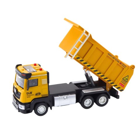 LEAN Toys Samochód Budowlany Ciężarówka Wywrotka Żółta LEAN Toys Samochód Budowlany Ciężarówka Wywrotka Żółta