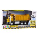 LEAN Toys Samochód Budowlany Ciężarówka Wywrotka Żółta