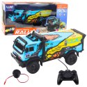 LEAN Toys Samochód Ciężarowy Zdalnie Sterowany RC Pilot Dźwięki Niebieski