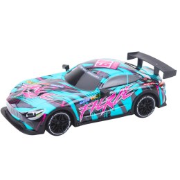 LEAN Toys Samochód Wyścigowy Zdalnie Sterowany Pilot RC Zielony Różowy