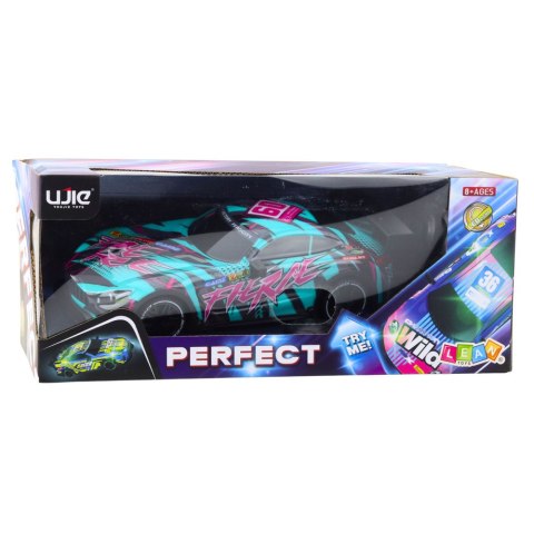 LEAN Toys Samochód Wyścigowy Zdalnie Sterowany Pilot RC Zielony Różowy LEAN Toys Samochód Wyścigowy Zdalnie Sterowany Pilot RC Zielony Różowy