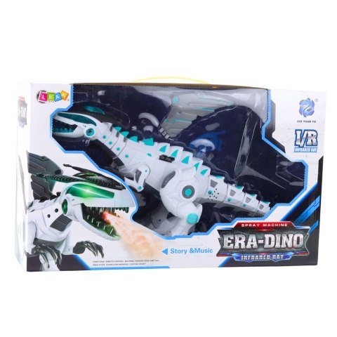 LEAN Toys Zdalnie Sterowany Robot RC Dinozaur Światła Dźwięki Biały LEAN Toys Zdalnie Sterowany Robot RC Dinozaur Światła Dźwięki Biały