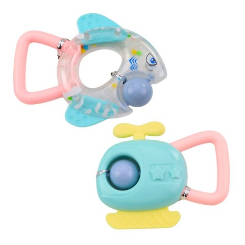 LEAN Toys Zestaw Grzechotki Gryzaki Dla Niemowlaka Pastelowe Kolory 7 szt. LEAN Toys Zestaw Grzechotki Gryzaki Dla Niemowlaka Pastelowe Kolory 7 szt.