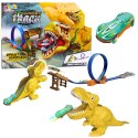 LEAN Toys Zestaw Samochodowy Tor Katapulta Wyrzutnia Dinozaur LEAN Toys Zestaw Samochodowy Tor Katapulta Wyrzutnia Dinozaur