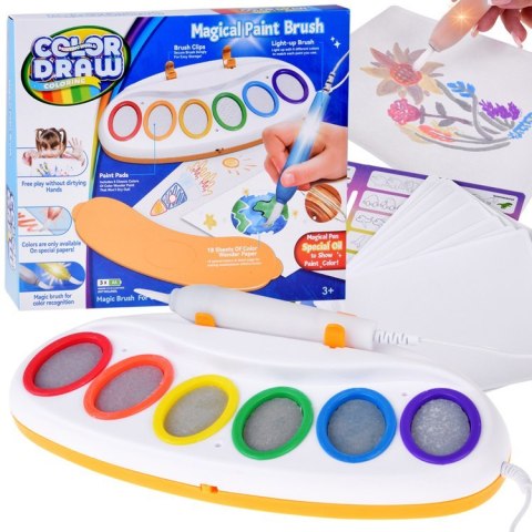 Magiczny pędzel wodny Color Draw LED - zestaw do malowania światłem ZA5770 Magiczny pędzel wodny Color Draw LED - zestaw do malowania światłem ZA5770