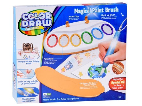 Magiczny pędzel wodny Color Draw LED - zestaw do malowania światłem ZA5770 Magiczny pędzel wodny Color Draw LED - zestaw do malowania światłem ZA5770