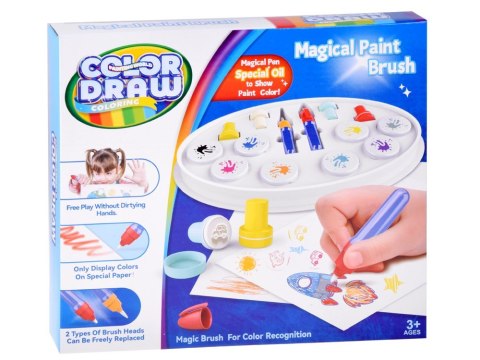Magiczny pędzel wodny Color Draw - zestaw do malowania wodą + akces. ZA5768 Magiczny pędzel wodny Color Draw - zestaw do malowania wodą + akces. ZA5768