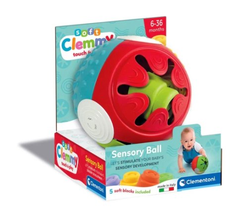 Clementoni Clemmy Piłeczka Sensoryczna Clementoni 17689 Clementoni Clemmy Piłeczka Sensoryczna Clementoni 17689