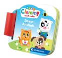 Clementoni Clemmy Słodkie Zwierzaki Kotek Piesek Krówka Klocki Książeczka Clementoni 17849 Clementoni Clemmy Słodkie Zwierzaki Kotek Piesek Krówka Klocki Książeczka Clementoni 17849