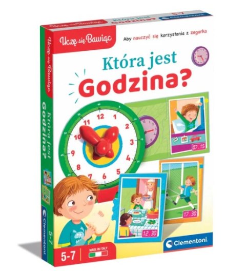 Clementoni Gra edukacyjna Puzzle Która Jest Godzina? Zegarek Uczę się Bawiąc Język Polski Clementoni 50771 Clementoni Gra edukacyjna Puzzle Która Jest Godzina? Zegarek Uczę się Bawiąc Język Polski Clementoni 50771