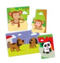 Clementoni Gra edukacyjna Puzzle Mamy i Dzieci Język Polski Zwierzęta Uczę się Bawiąc Clementoni 50763