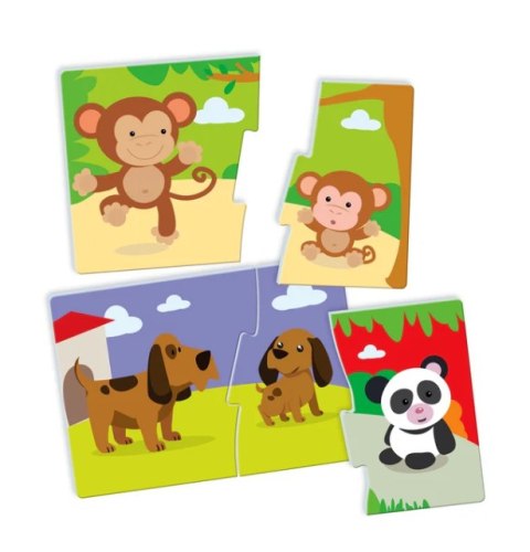 Clementoni Gra edukacyjna Puzzle Mamy i Dzieci Język Polski Zwierzęta Uczę się Bawiąc Clementoni 50763 Clementoni Gra edukacyjna Puzzle Mamy i Dzieci Język Polski Zwierzęta Uczę się Bawiąc Clementoni 50763