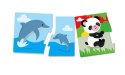 Clementoni Gra edukacyjna Puzzle Mamy i Dzieci Język Polski Zwierzęta Uczę się Bawiąc Clementoni 50763