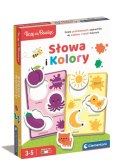 Clementoni Gra edukacyjna Słowa i Kolory Uczę się Bawiąc Język Polski Clementoni 50760 Clementoni Gra edukacyjna Słowa i Kolory Uczę się Bawiąc Język Polski Clementoni 50760