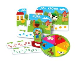 Clementoni Gra edukacyjna Zwierzęta Na Farmie Uczę się Bawiąc Język Polski Clementoni 50768