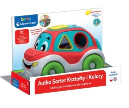 Clementoni Interaktywne Autko Sorter Kształty i Kolory Język Polski i Angielski Clementoni 50808