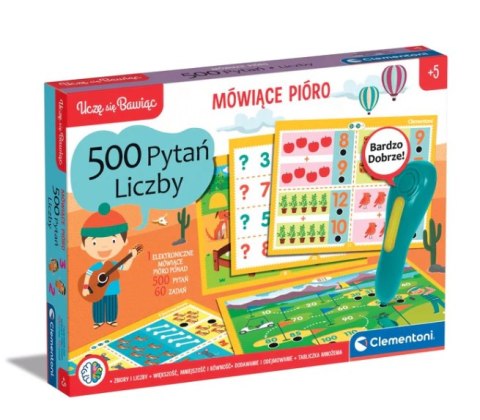 Clementoni Mówiące Pióro 500 Pytań Liczby Uczę się Bawiąc Język Polski Clementoni 50783 Clementoni Mówiące Pióro 500 Pytań Liczby Uczę się Bawiąc Język Polski Clementoni 50783