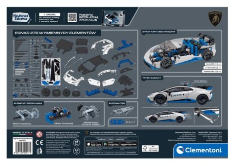 Clementoni Naukowa Zabawa Klocki Laboratorium Mechaniki Lamborghini Huracan STO Język Polski Clementoni 50917 Clementoni Naukowa Zabawa Klocki Laboratorium Mechaniki Lamborghini Huracan STO Język Polski Clementoni 50917