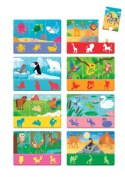 Clementoni Puzzle Zwierzęta i Ich Cienie Uczę się Bawiąc Język Polski Clementoni 50762 Clementoni Puzzle Zwierzęta i Ich Cienie Uczę się Bawiąc Język Polski Clementoni 50762