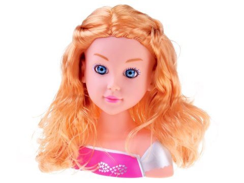 Głowa do czesania 20 cm LALKA BLONDYNKA z akcesoriami fryzjerskimi ZA5837 Głowa do czesania 20 cm LALKA BLONDYNKA z akcesoriami fryzjerskimi ZA5837