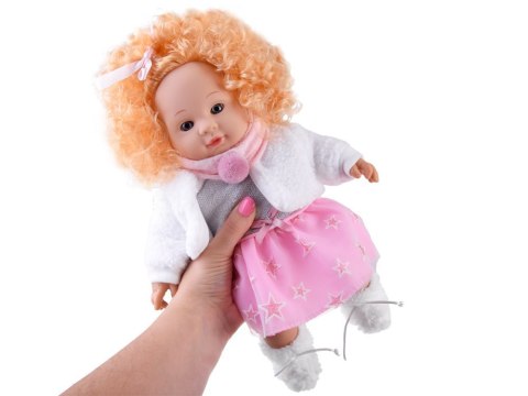 Interaktywna lalka ALICJA 32cm z burzą blond włosów - mówi i gaworzy ZA5841 Interaktywna lalka ALICJA 32cm z burzą blond włosów - mówi i gaworzy ZA5841