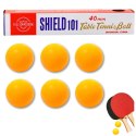 LEAN TOYS Piłeczki Do Ping Ponga Sport Pomarańczowy 6szt