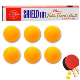 LEAN TOYS Piłeczki Do Ping Ponga Sport Pomarańczowy 6szt