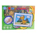 LEAN TOYS Tablica Do Malowania DIY Magiczna Płótno Pisaki Zmywalne