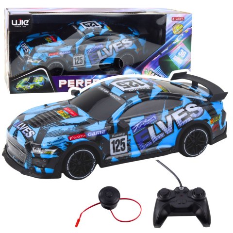 LEAN Toys Autko Sportowe Zdalnie Sterowane RC Niebieskie LEAN Toys Autko Sportowe Zdalnie Sterowane RC Niebieskie