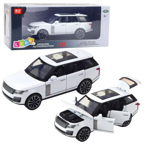 LEAN Toys Auto Range Rover Metalowe Suv Białe 1:32 Światła Dźwięki LEAN Toys Auto Range Rover Metalowe Suv Białe 1:32 Światła Dźwięki