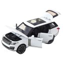 LEAN Toys Auto Range Rover Metalowe Suv Białe 1:32 Światła Dźwięki LEAN Toys Auto Range Rover Metalowe Suv Białe 1:32 Światła Dźwięki