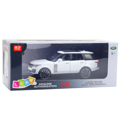 LEAN Toys Auto Range Rover Metalowe Suv Białe 1:32 Światła Dźwięki LEAN Toys Auto Range Rover Metalowe Suv Białe 1:32 Światła Dźwięki