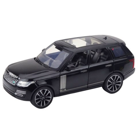 LEAN Toys Auto Range Samochód Range Rover Czarny Efekty Dżwiękowe Czarny LEAN Toys Auto Range Samochód Range Rover Czarny Efekty Dżwiękowe Czarny