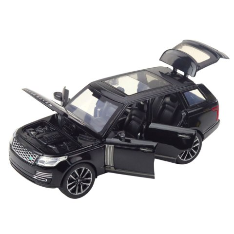 LEAN Toys Auto Range Samochód Range Rover Czarny Efekty Dżwiękowe Czarny LEAN Toys Auto Range Samochód Range Rover Czarny Efekty Dżwiękowe Czarny