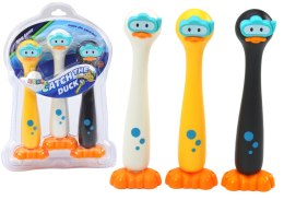 LEAN Toys Kaczki do Nurkowania Zabawka Do Kąpieli 3 Sztuki