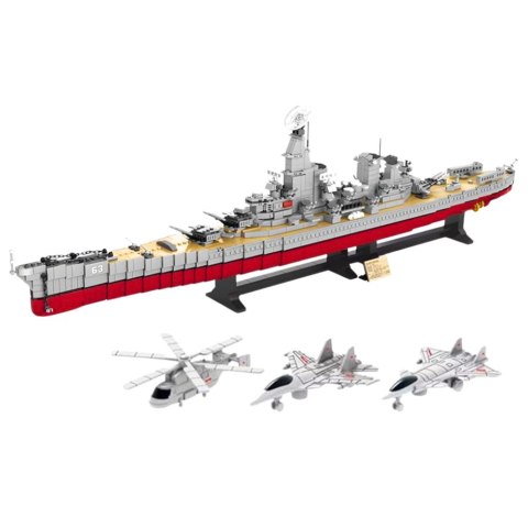 LEAN Toys Klocki Konstrukcyjne Duży Lotniskowiec Wojenny 3216 el. LEAN Toys Klocki Konstrukcyjne Duży Lotniskowiec Wojenny 3216 el.