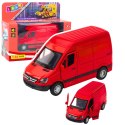 LEAN Toys Samochód Dostawczy Metalowy Czerwony 1:32 Światła Dźwięki LEAN Toys Samochód Dostawczy Metalowy Czerwony 1:32 Światła Dźwięki
