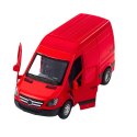 LEAN Toys Samochód Dostawczy Metalowy Czerwony 1:32 Światła Dźwięki LEAN Toys Samochód Dostawczy Metalowy Czerwony 1:32 Światła Dźwięki