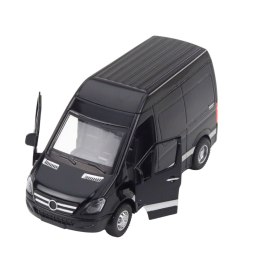 LEAN Toys Samochód Dostawczy Metalowy Dźwięki Czarny