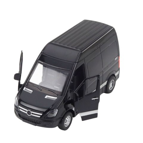 LEAN Toys Samochód Dostawczy Metalowy Dźwięki Czarny LEAN Toys Samochód Dostawczy Metalowy Dźwięki Czarny