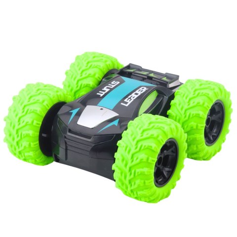 LEAN Toys Samochód Kaskaderski Zdalnie Sterowany RC Obroty o 360° Zielony LEAN Toys Samochód Kaskaderski Zdalnie Sterowany RC Obroty o 360° Zielony