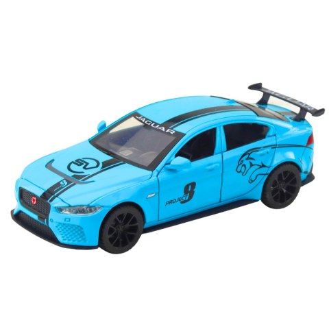 LEAN Toys Samochód Metalowy Jaguar Światła Dżwieki Niebieski LEAN Toys Samochód Metalowy Jaguar Światła Dżwieki Niebieski