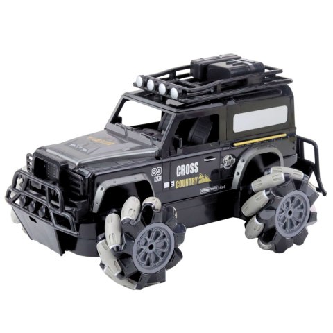 LEAN Toys Samochód Terenowy Zdalnie Sterowany RC Obrót O 360° 1:12 Czarny LEAN Toys Samochód Terenowy Zdalnie Sterowany RC Obrót O 360° 1:12 Czarny