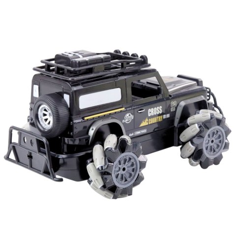 LEAN Toys Samochód Terenowy Zdalnie Sterowany RC Obrót O 360° 1:12 Czarny LEAN Toys Samochód Terenowy Zdalnie Sterowany RC Obrót O 360° 1:12 Czarny