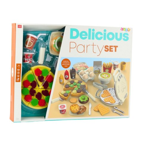 LEAN Toys Zestaw Do Gofrów Pizza Z Dodatkami Akcesoria Kuchenne Dla Dzieci LEAN Toys Zestaw Do Gofrów Pizza Z Dodatkami Akcesoria Kuchenne Dla Dzieci
