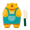 LEAN Toys Zestaw Do Krojenia Owoce Deska Nóż Akcesoria Edukacyjne Dla Dzieci